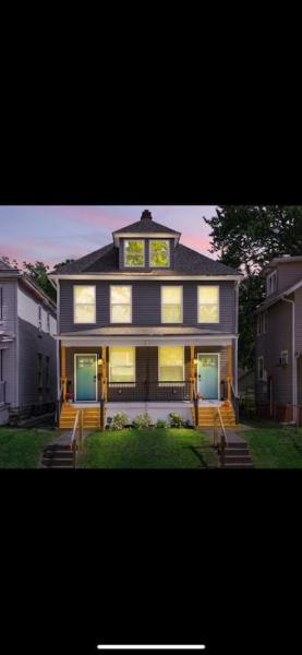 25 2 homes side by side downtown with fenced yard and hot tub
